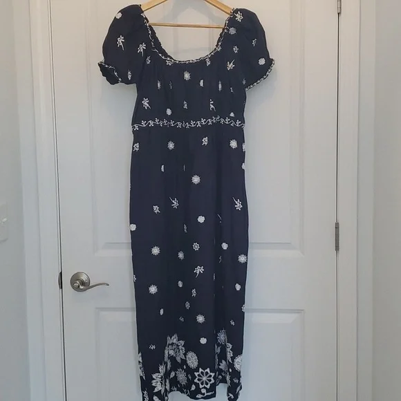 Gretchen Scott, Big Love Maxi Dress, Navy Blue, Size M - Picture 5 of 12